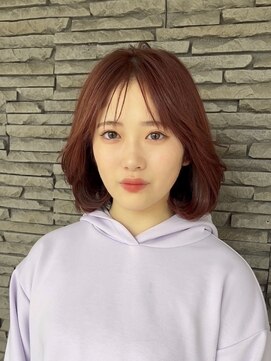 ハイバレーヘアーメゾン(HIGH VALLEY HAIRMAISON) タッセルボブ ピンク ラベンダー ショートボブ 外ハネボブ