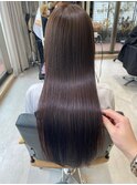 髪質改善＊ラベンダーショコラアッシュ＊美髪【Zina 豊洲】