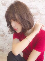 アルケー ヘアアンドヘッドスパ 錦糸町南口店(arche Hair&head spa)&nbsp;インナーグレージュ/マチルダボブ/前髪/ピンクベージュ/錦糸町