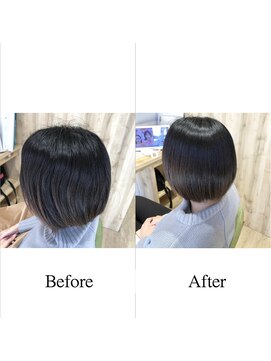 カミケンネクスト(kamiken.next) 手触りやわらか艶髪ストレート大人ボブ美髪【カミケンネクスト】