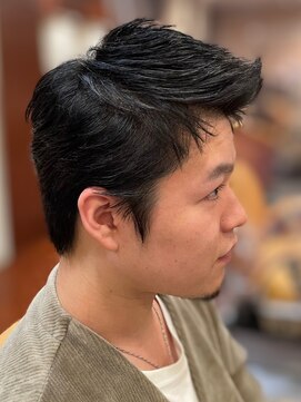 スカイ 亀戸店 (sky) ハイライト/マッシュパーマ/アッシュブラック<理容室>[亀戸]