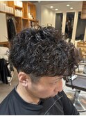 名古屋天白区梅ヶ丘大人メンズスパイラルパーマ