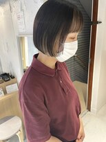 コフィー バイ メルト 吉祥寺(cofy by melt)&nbsp;【三ツ井純】インナーカラー きりっぱなしボブ ベージュカラー