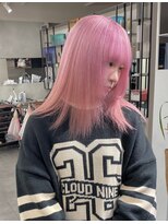 ベレーザ 渋谷(BELEZA)&nbsp;6184ニュアンスカラーベビーピンクホワイトピンクワンホンヘア