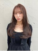 【SEEK松尾菫菜】ブリーチなしベージュカラー+レイヤーカット