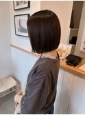 切りっぱなしボブ