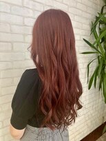 ビス ヘア アンド ビューティー 西新井店(Vis Hair＆Beauty) 大人可愛いブリーチありダブルカラー ～RED～
