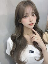 オリジンズヘアーセカンド 守谷店(Origins hair 2nd)&nbsp;カーキ系グレージュカラー×BYKARTE TR