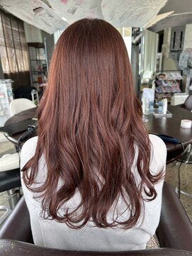 エルズ ヘアー L's hair ピンクブラウン