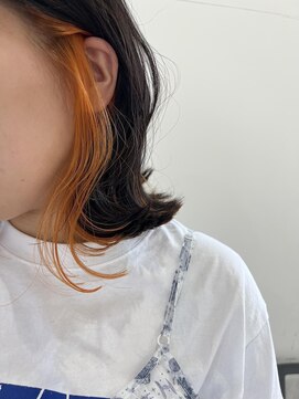 ヒュー(HUE) インナーカラー/オレンジカラー