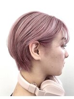 ヒール 銀座(heel)&nbsp;大人可愛いひし形ハンサムショートボブ前下がり