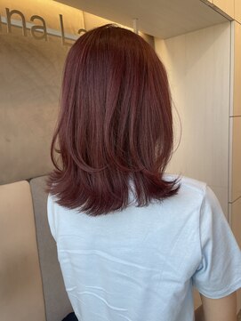 アナ ラーナ(Anna Lanna) ボルドーカラー　ミディアムレイヤー