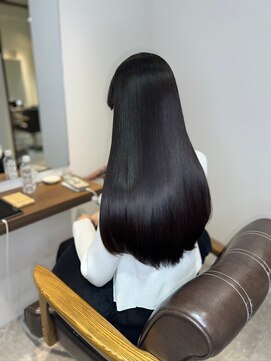 アールサロン 名駅(Rr SALON) 韓国風暗髪スタイル