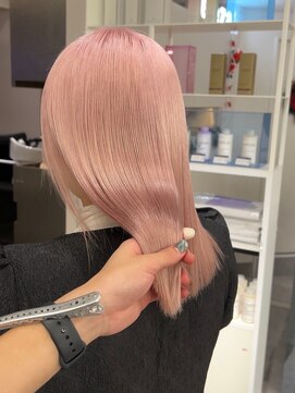 ベレーザ 渋谷(BELEZA) 11873髪質改善ストレートラベンダーミルクティーホワイトピンク