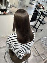 ユーフォリア 渋谷グランデ(Euphoria SHIBUYA GRANDE)&nbsp;オリーブグレージュ　オリーブカラー　艶髪　モテヘア　YUKI