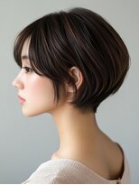ロディーナ 大口 新子安(rodina)&nbsp;20代30代40代◎ナチュラルショートボブ/インナーカラー/髪質改善