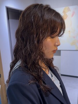 ノラ ギンザ(NORA GINZA) セミロングパーマロングレイヤーパーマダメージレスパーマ銀座