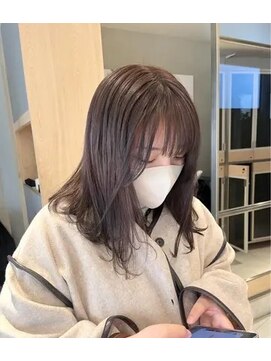 ヘアサロンガリカアオヤマ(hair salon Gallica aoyama) ガーリーなラベンダーグレー/ラベンダーカラー