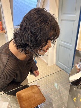 ペピンバイメルシー(pepin by merci.) レイヤーパーマ