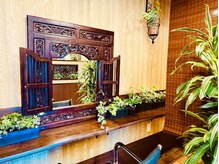 ヘアー カフナ 京急蒲田店(hair kahuna)の雰囲気（香りと音楽や香りまで、まるでバリに来たかのような癒しの空間）