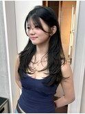 『 レイヤーカット + カラー 』2way前髪/Halo/new18