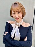 透明感/ミルクティーベージュ/ショートレイヤー