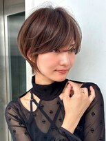 アスター 天神大名店(Aster) くすみベージュ/細めハイライト/ショート/白髪ぼかし/小顔/天神