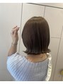アンティーカ バイ エレノア(Antica by eleanor)&nbsp;切りっぱなしボブなら朝の忙しい時間でも時短セット出来ます☆