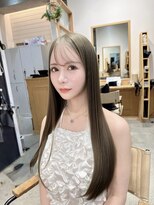 ユアーズヘア 神楽坂はなれ店(youres hair)&nbsp;顔周りレイヤー サイドバング レイヤーカット センターパート