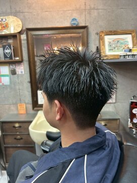 MEN’S HAIR/波巻ツイストスパイラル/フェザーパーマ/印西