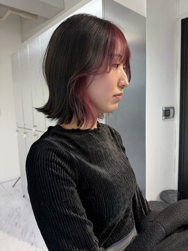 ヴィヴィー 福岡天神店(VIVIE) フェイスフレーミング／ボルドーカラー/ワインレッド