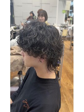 クリアーオブヘアー 一社店(clear OF HAIR) ウルフ波巻きパーマ