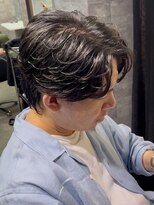 アノ(Ano.) 大分ニュアンスパーマセンターパートフェザーパーマ毛流れパーマ