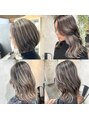 アーダーヘアサロン 武生店(ADER HAIR SALON)&nbsp;白髪ぼかしハイライト"バレイヤージュ"インナーカラー"レイヤー
