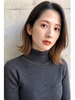 レム(Rem.)&nbsp;ぱつっと長めボブ/大人女性/OLさん/20代/30代/40代/50代/メンズ
