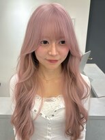 ロウル 池袋(LOWRL) 可愛らしさ溢れるハイトーンカラー♪【ピンクミルクティー】