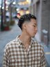 【MEN'S】メンズカット+白髪ぼかし+眉カット￥7800 [中野]