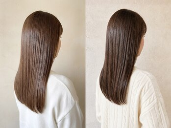 髪質改善ヘアエステ レーヴ(Reve)の写真/【髪質改善専門店】《髪質改善ヘアエステ×縮毛矯正》健康で美しい髪本来の状態へ導き、違いを実感♪