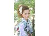 平日7:00～13：00まで　浴衣着付け・ヘアセット☆￥5,500