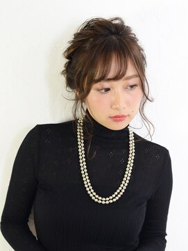 アース 盛岡南店(HAIR & MAKE EARTH) おめかし♪愛されギブソンタック