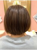乾かすだけで丸みを増すカットが自慢のカット　ボブ