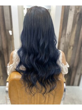 プリンプ(PRIMP) #ネイビーブルー #ブルーブラック