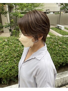 フィゼル あべのルシアス店(Aujua fizelle) 大人可愛いショートスタイル＊井上慶太