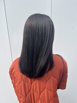 エルズ 大宮店(ailes) 『ブリーチなし』地毛風グレーブラック[大宮/大宮ショート]