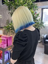 イコ(.ico)&nbsp;ホワイトブロンド×ブルー