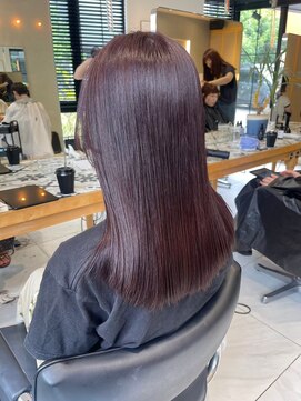 ヘアサロン ガリカ 表参道(hair salon Gallica) 艶髪大人ラベンダーグレー/ブリーチなしダブルカラー