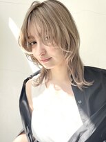 ココ 原宿(KOKO) ベージュ/似合わせカット/ウェーブミディアム/イメチェン