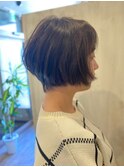 カーキベージュ/コンパクトフレンチボブ