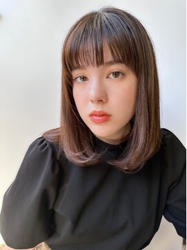 ファイブシーン アオヤマ(5SCENE AOYAMA) 大人かわいいくびれセミロング/モテ髪小顔レイヤー20代30代40代