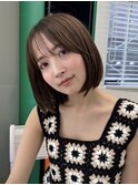 【MOHAWK】大人ボブ×チョコレートブラウン